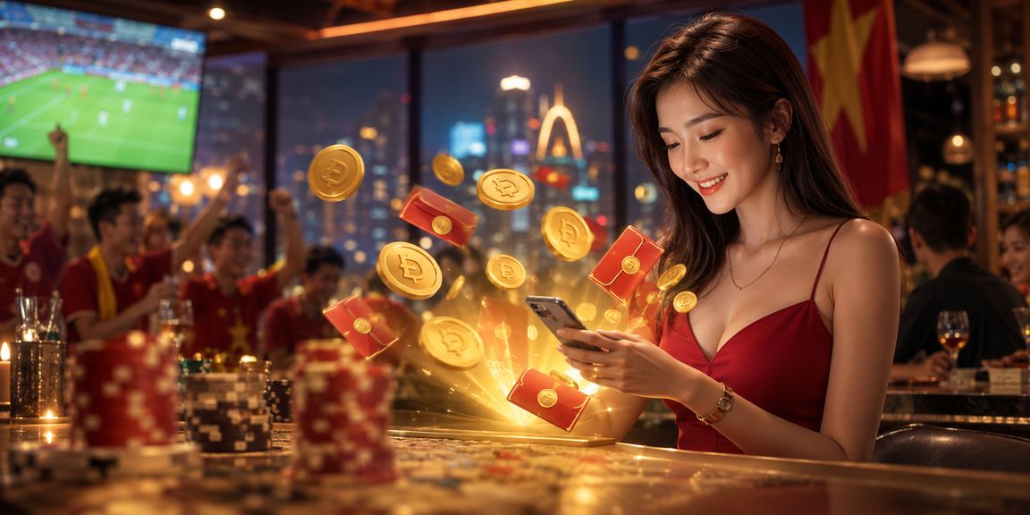Người dùng tại Hà Nội nhận thưởng phong bì đỏ từ nền tảng xsqbinh dịp lễ