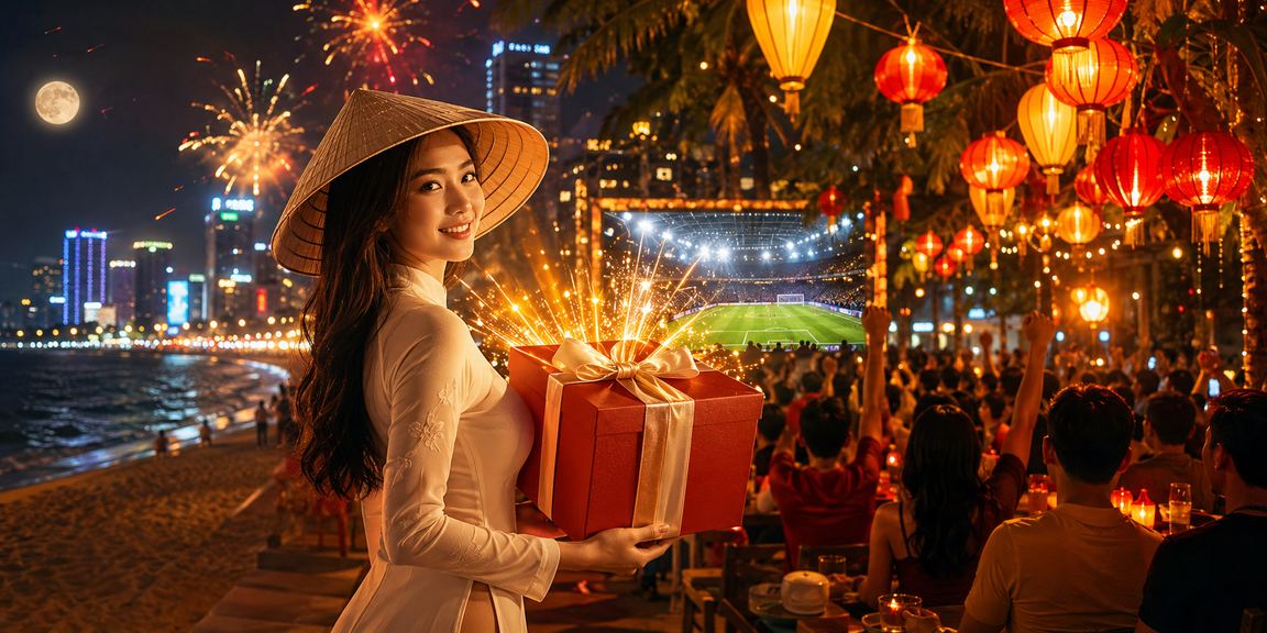 Người dùng tại Hội An theo dõi kèo bóng đá trực tuyến xsqbinh bên chiếc nón lá