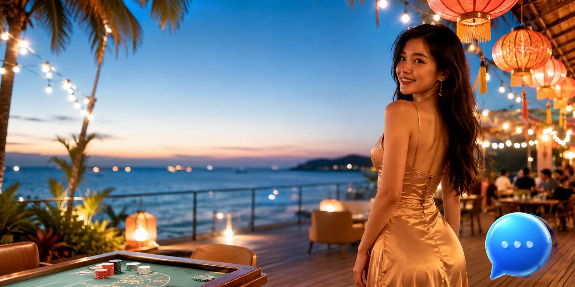 Người dùng tại chợ đêm Phú Quốc sử dụng ứng dụng xsqbinh nhập voucher trên điện thoại